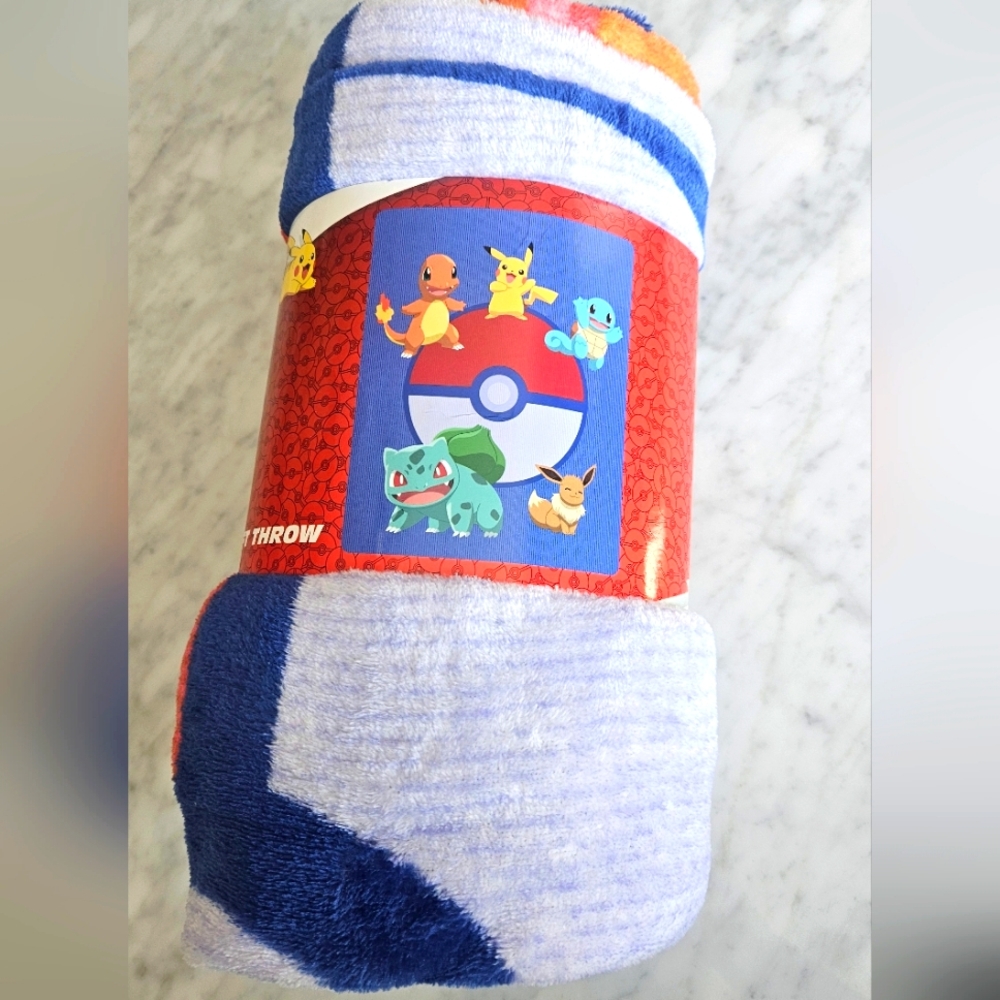 Pokemon Soft Throw Blanket
